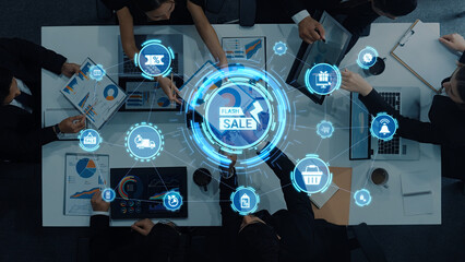 Flash sale icons show ecommerce, flash sale discount, and digital promotion. Flash sale drives customer shopping, flash sale marketing, and conversion growth. Entice