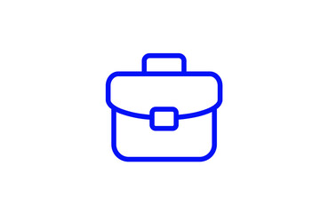 Isolated   suitcase illustration in line style design. Vector illustration.