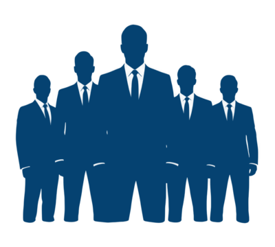 Powerful team of business leaders driving growth and success, creating a strong corporate culture and achieving shared goals with strategic vision - Powered by Adobe