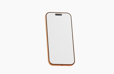 Modern smartphone design with a blank display perfect for showcasing apps and user interfaces. Ideal for techno