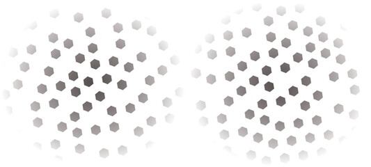 Geometric hexagon  vector Illustration.