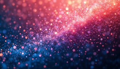 Abstract bokeh lights create a dreamy effect