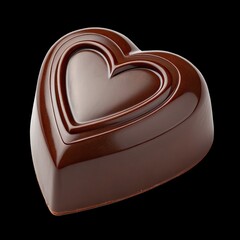 heart shaped chocolate candy