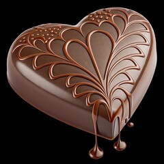 heart shaped chocolate