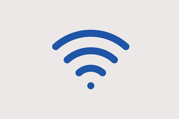 wifi illustration in line style design. Vector illustration.