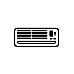 Air Conditioner and Heater Vector Illustration
