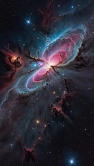 Ai image deep space nebula