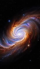 Ai image deep space nebula