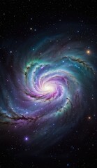 Ai image deep space nebula
