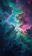 Ai image deep space nebula
