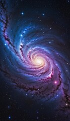 Ai image deep space nebula