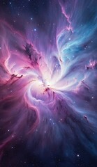 Ai image deep space nebula