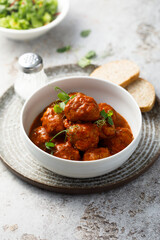 Meatballs with tomato sauce