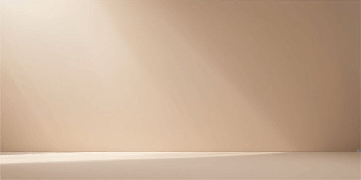 Empty white room template for design with blank wall space