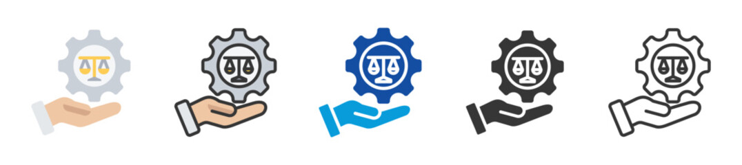 fair practice icon set multi style various collection