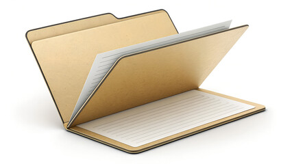 Empty Folder icon - 3d illustration
