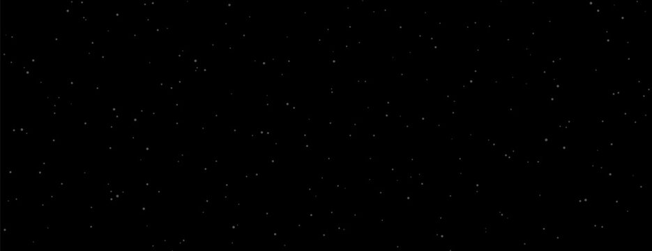 Minimalistic black dotted grainy, starry night gritty texture vector background