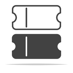 Coupon icon transparent vector isolated