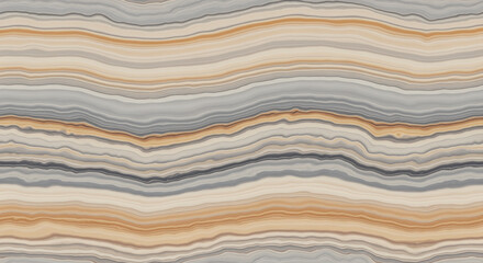 Abstract mineral layers forming natural wavy patterns in neutral tones, resembling agate or marble texture with flowing lines