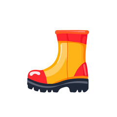 modern element in vector and EPS format_clean vector_isolated on a white background, An Icon clipart set, An Imaginary 2D flat icon rubber boot