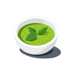 modern element in vector and EPS format_clean vector_isolated on a white background, An Icon clipart set, An Imaginary 2D flat icon, salsa verde