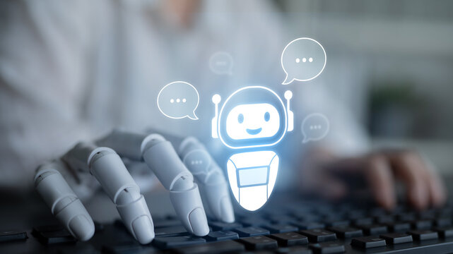 AI chatbot supports smart communication with users, providing automated answers and support through digital interaction bubbles Latch