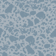 Soft blue stone-inspired seamless texture with scattered organic shapes. Perfect for textiles, packaging, wallpaper, home decor, sportswear and contemporary surface design applications.