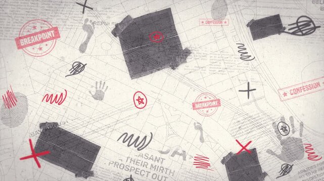 Crime Grunge Background Animation 1 - Powered by Adobe