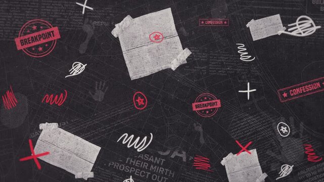 Crime Grunge Background Animation 9