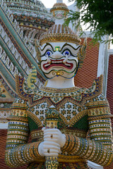 Wat Arun, on the banks of the Chao Phraya River, Bangkok, Thailand