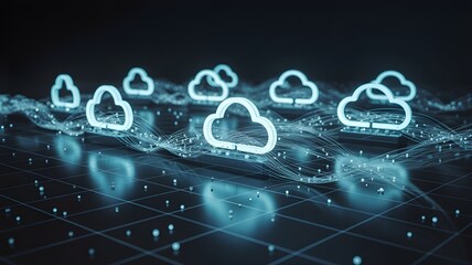 New year digital world globe glowing blue light vector illustration business communication web technology design