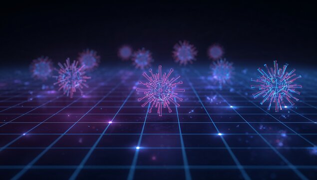 Digital Representation of Viruses in a Futuristic Environment