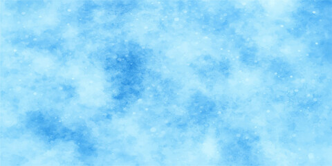 Blue sky and white fluffy clouds nature background texture