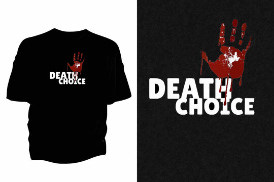 t shirt design scary Degin