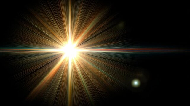 Stunning light burst effect on a dark background, perfect for backgrounds and abstract design projects