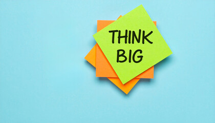 Marketing plan brainstorming sticky strategy business idea creativity note planning teamwork bright sticky note on blue background
