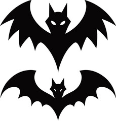 bat and umbrella vector