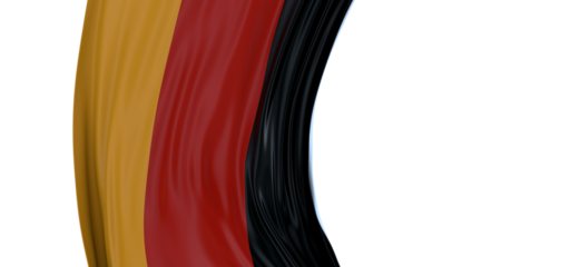 Germany flag. Flag with a beautiful glossy silk