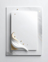 A Christmas greeting  card mockup