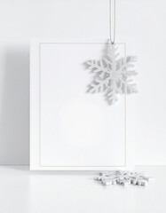 A Christmas greeting  card mockup