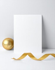 A Christmas greeting  card mockup