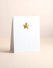 A Christmas greeting  card mockup