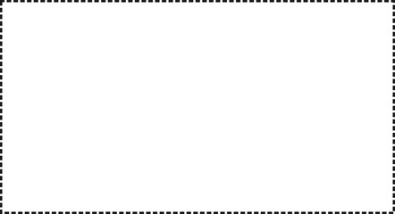 Dashed outline Rectangle with transparent background 