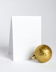 A Christmas greeting  card mockup