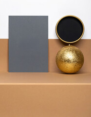 A Christmas greeting  card mockup