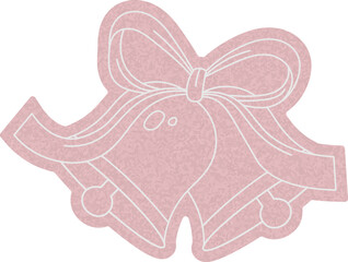 Festive Bells With Ribbon Cutout Paper