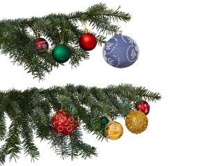  Świąteczne bombki na choince.
