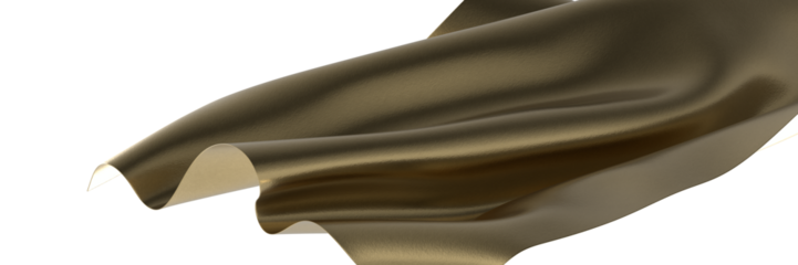 gold cloth background texture. 3D illustration.