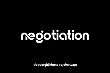 Negotiation wordmark with lowercase letters and rounded shapes.