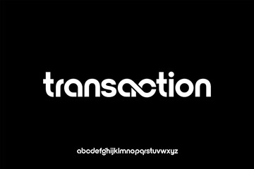 Elegant Transaction Logo Design with Infinity Symbol Integration for Modern Businesses.